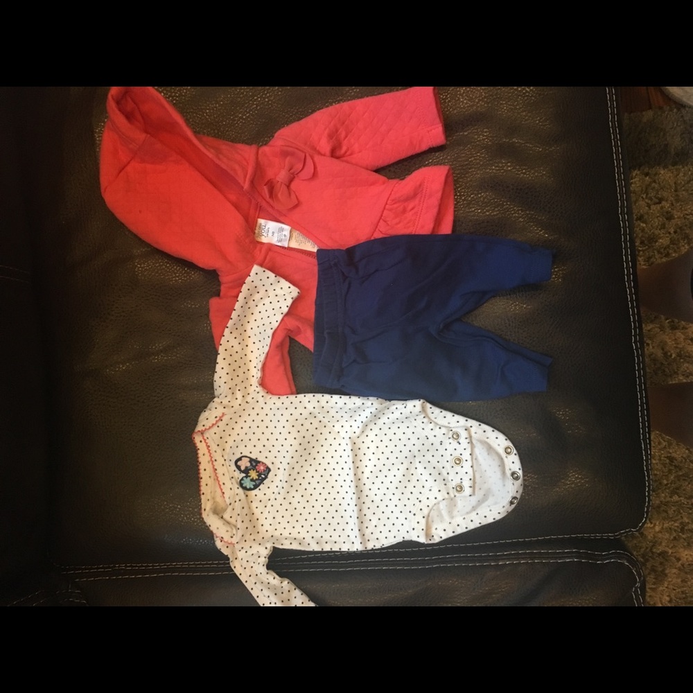 Baby girl outfit with matching coat